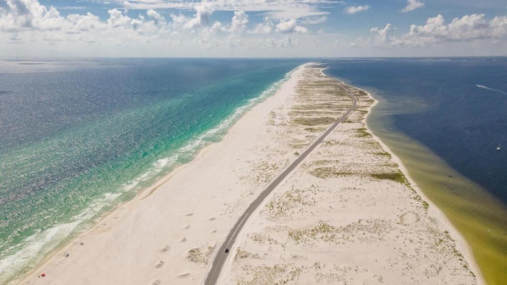 Ocean Front Penthouse Suite Panoramic Views Of Gulf,Pensacola Beach,Pier, & Bay المظهر الخارجي الصورة