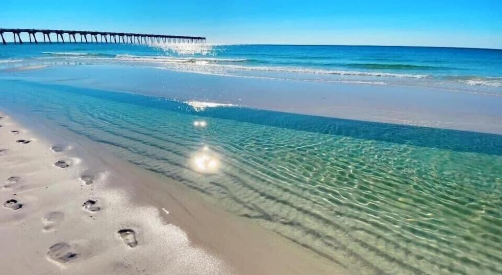 Ocean Front Penthouse Suite Panoramic Views Of Gulf,Pensacola Beach,Pier, & Bay المظهر الخارجي الصورة